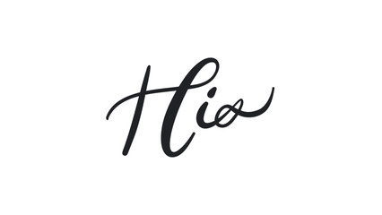 His card. Hand drawn quote. Modern brush calligraphy. Isolated on white background