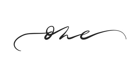 One card. Hand drawn quote. Modern brush calligraphy. Isolated on white background