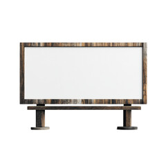 Obraz premium Advertising frame board design urban setting blank canvas creative environment wide angle view