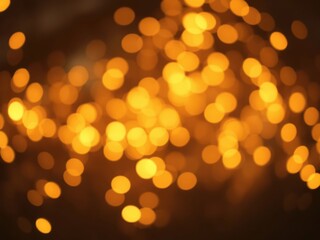 Fototapeta premium Abstract Golden Bokeh Background