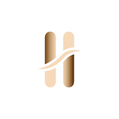 II logo design. Trendy awesome artistic II initial based Alphabet icon logo.