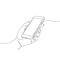vector illustration of a mobile phone