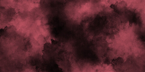 Old red pink grunge dark background texture, colorful smoke on dark background watercolor texture, vintage pink grunge powder explosion with bright colors isolated black background.