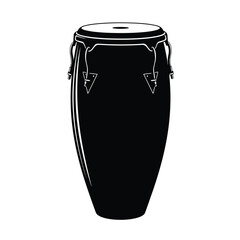 black and white drum