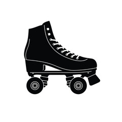 roller skates on white background
