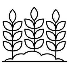 Perfect design icon of crop