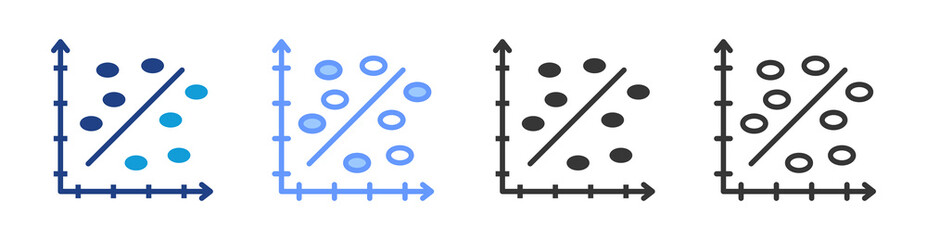 Linearity icon set multiple style collection