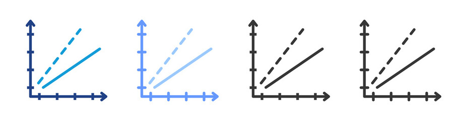 Drift icon set multiple style collection