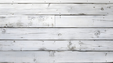 Fototapeta premium White wooden background, white wooden texture for design and decoration 