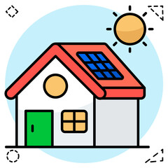Vector design of solar home
