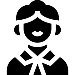 Advocate icon featuring a person with a speech bubble or legal symbol, representing legal representation, support, and justice. Ideal for law, human rights, and consultation themes

