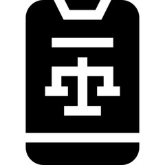 Obraz premium App icon featuring a mobile screen or software window, symbolizing digital applications, technology, and user interface. Ideal for mobile, web, and software development themes