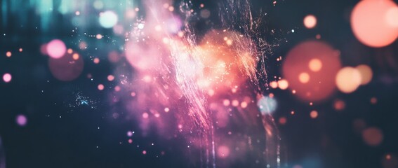 Fototapeta premium Colorful abstract background with glowing lights and vibrant hues creating a dynamic visual experience