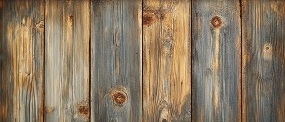 Fototapeta premium Wooden texture background, natural grain pattern, rustic aesthetic, weathered planks, ideal for design projects, home decor, and construction themes.