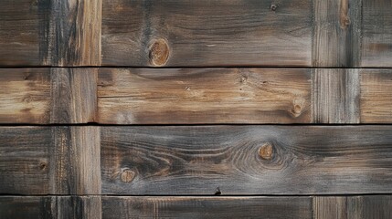 Obraz premium Wooden plank background, rustic texture, natural patterns, dark and light hues, perfect for interior design, furniture ads, and organic themes.