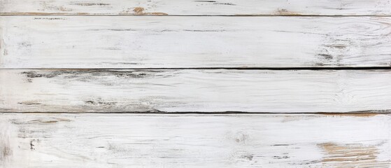 Obraz premium White wooden planks background, rustic wood texture for design, natural surface for photography, empty space for text, vintage style wood backdrop.