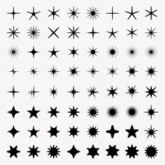 Various starburst shape illustration set vector. Set of starburst shape illustration in various vector design illustrations. Starburst shape vector collection.