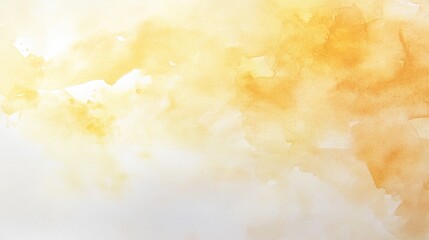 Obraz premium Abstract watercolor background in soft yellow and white shades, perfect for design projects, presentations, and creative artwork. Fluid painting texture.