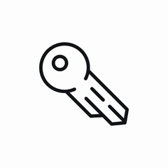 key access security icon vector sign