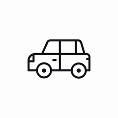 Car auto icon vector sign