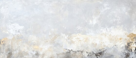 Obraz premium Abstract gray and cream textured background with a hint of gold, perfect for modern art, wallpaper, website design, or creative projects.