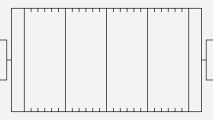 American football field, design element vector