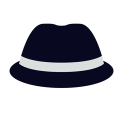 シンプルなハットのベクターアイコンイラスト｜Hat Vector Icon