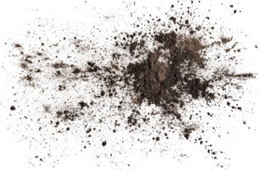 dirt and mud texture on a transparent background