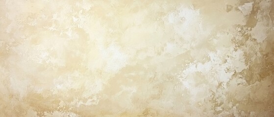 Naklejka premium Textured beige wall background for design, abstract clay surface, neutral color palette, warm tones, perfect for website banners and artistic displays.