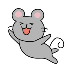 空を飛ぶネズミ