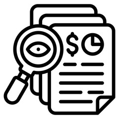 Transparency Report Icons For Design Elements 