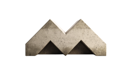 Modern Interlocking Cement Block with Zigzag Design