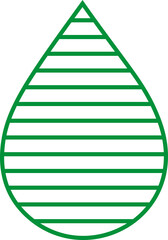 Pattern Green Water Horizontal Stripes Vector