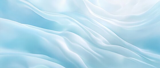 Obraz premium Soft blue abstract background with flowing waves, smooth gradients, light texture, ideal for design projects, presentations, and creative layouts.