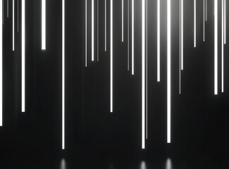 Abstract vertical lines on charcoal with white highlights, offering minimalism.