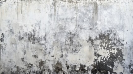 Old weathered concrete wall texture with peeling paint, industrial background for design, grunge surface, urban architecture, vintage decor elements.