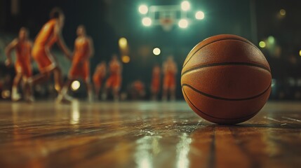 Naklejka premium The Impact of Basketball on Global Culture and Its Rise as an International Sport