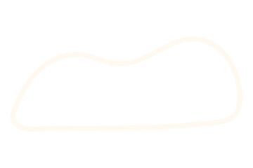 Abstract shape png sticker on transparent background