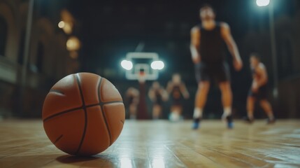 Naklejka premium The Impact of Basketball on Global Culture and Its Rise as an International Sport