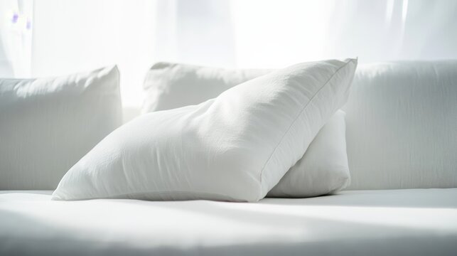 Stomach pain relief while lying on a couch with a soft pillow. Featuring discomfort and relaxation