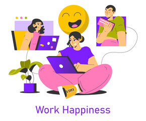 Planning. Flat Vector Illustration