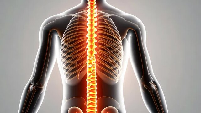 Back anatomy: spinal cord, vertebrae support, skeletal integrity, disc health, muscular balance, chiropractic therapy, medical diagnosis, body movement, posture awareness, orthopedic research