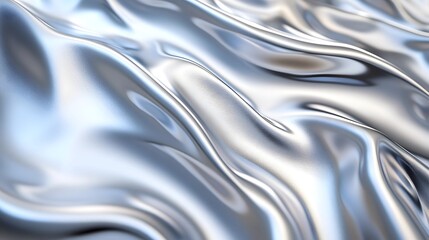 Abstract silver liquid metal chrome background 