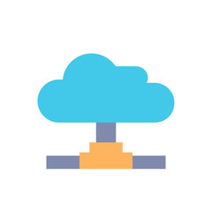 cloud connectivity hub icon