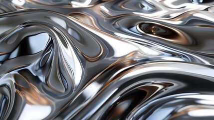 Abstract metal chroma background