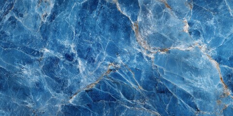 Obraz premium blue marble stone texture seamless wallpaper or background
