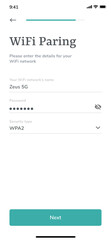 Wifi Pairing & Connect to a Network, Settings & Onboard, Welcome Screens App UI Kit Template