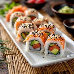 Sushi Making Workshop Tokyo Culinary Event Cozy Kitchen Close-up View Explore Japanese Cuisine and Culture