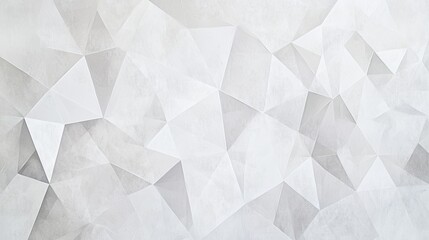 Fototapeta premium Geometric white background texture, abstract modern design, polygonal shapes, minimalistic style, ideal for graphic projects and digital artwork.