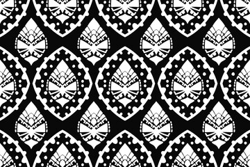 Vector hand drawn style, Ethnic ikat seamless pattern, African style, Abstract vector, Chevron embroidery, Paisley embroidery, Navajo geometric pattern, Aztec and tribal motifs, aboriginal